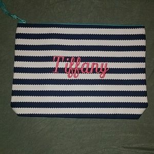 Thirty-One monogrammed zipper pouch